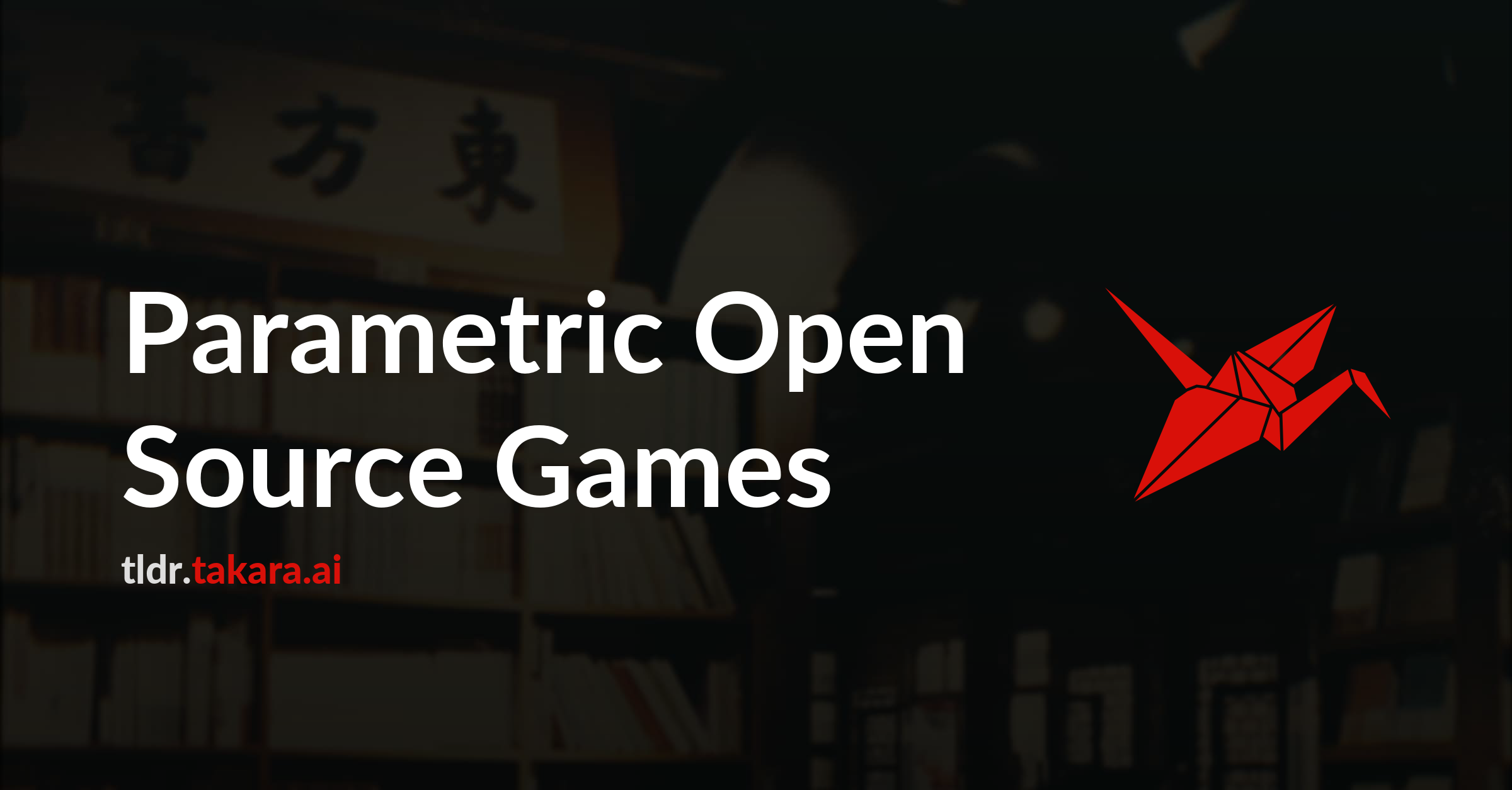 Parametric Open Source Games