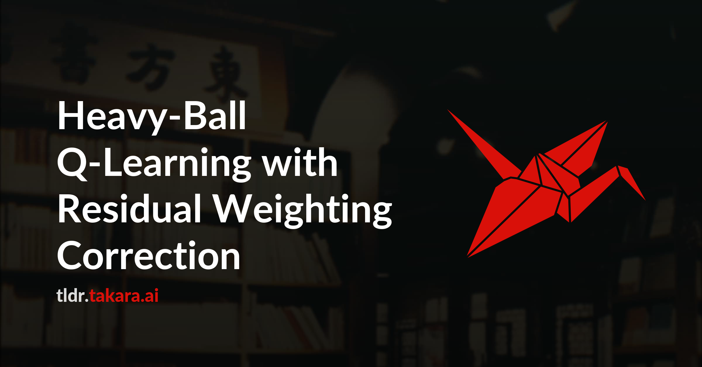 Heavy-Ball Q-Learning with Residual Weighting Correction