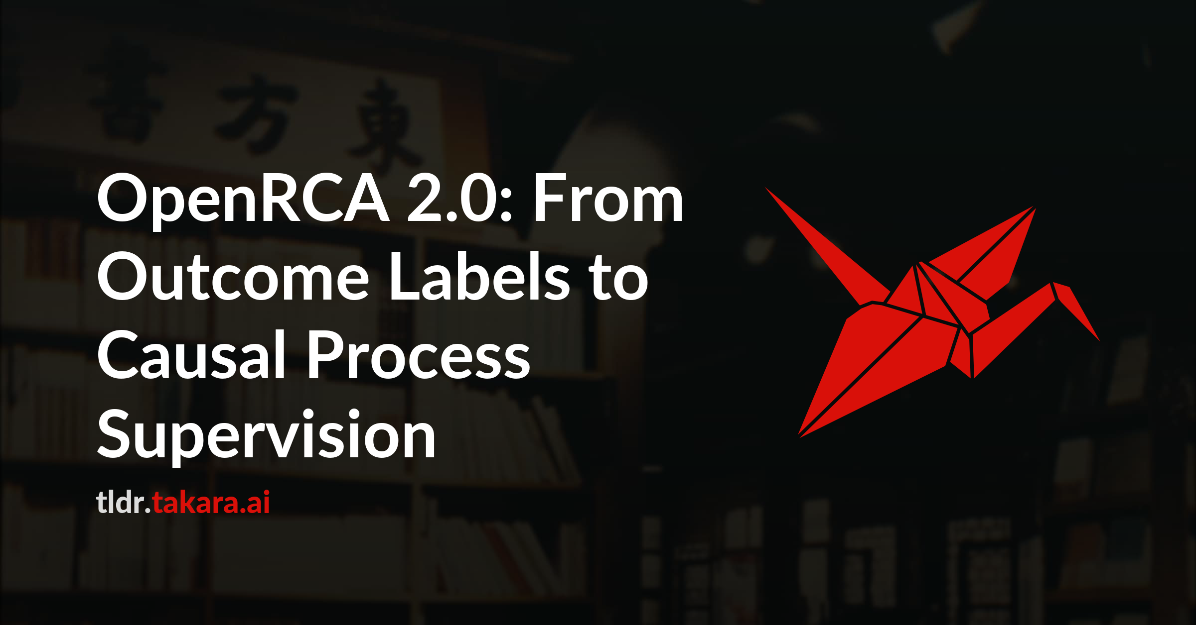 OpenRCA 2.0: From Outcome Labels to Causal Process Supervision