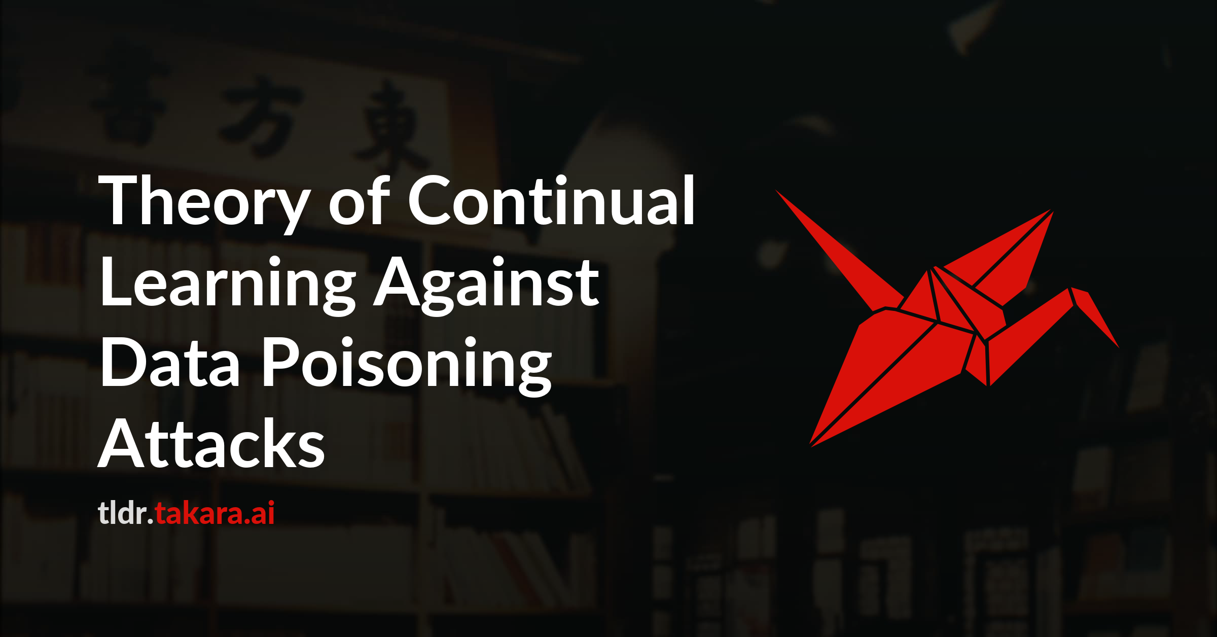 Theory of Continual Learning Against Data Poisoning Attacks