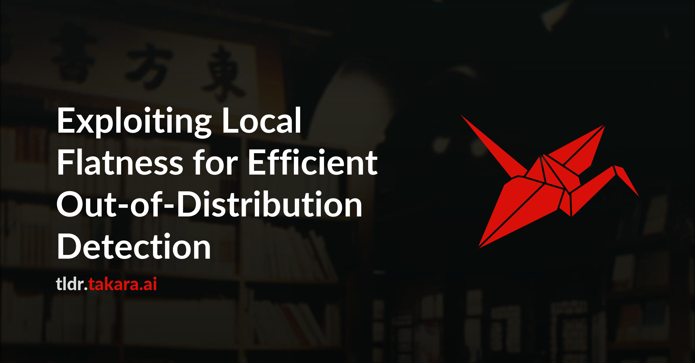 Exploiting Local Flatness for Efficient Out-of-Distribution Detection