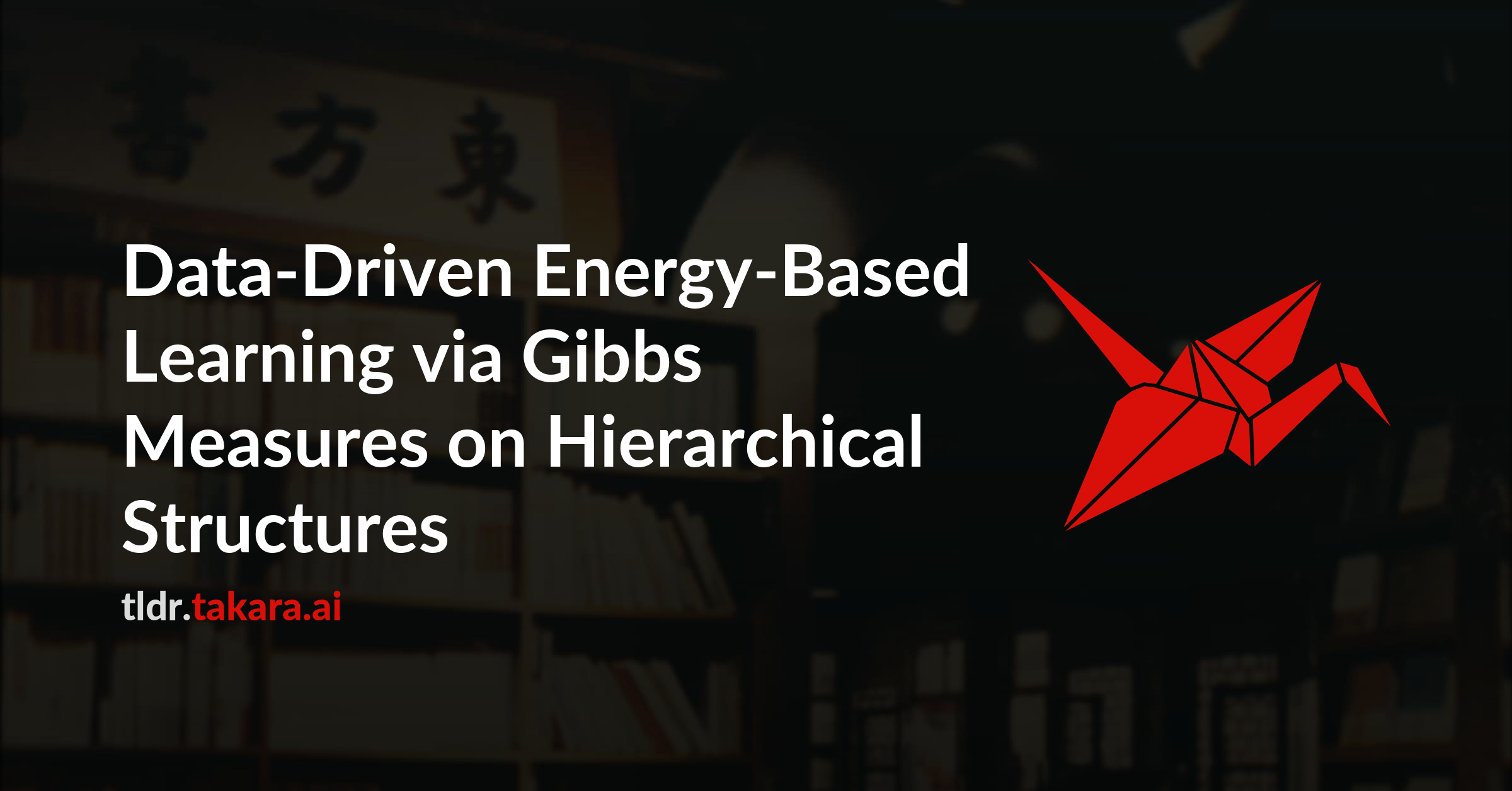 Data-Driven Energy-Based Learning via Gibbs Measures on Hierarchical Structures