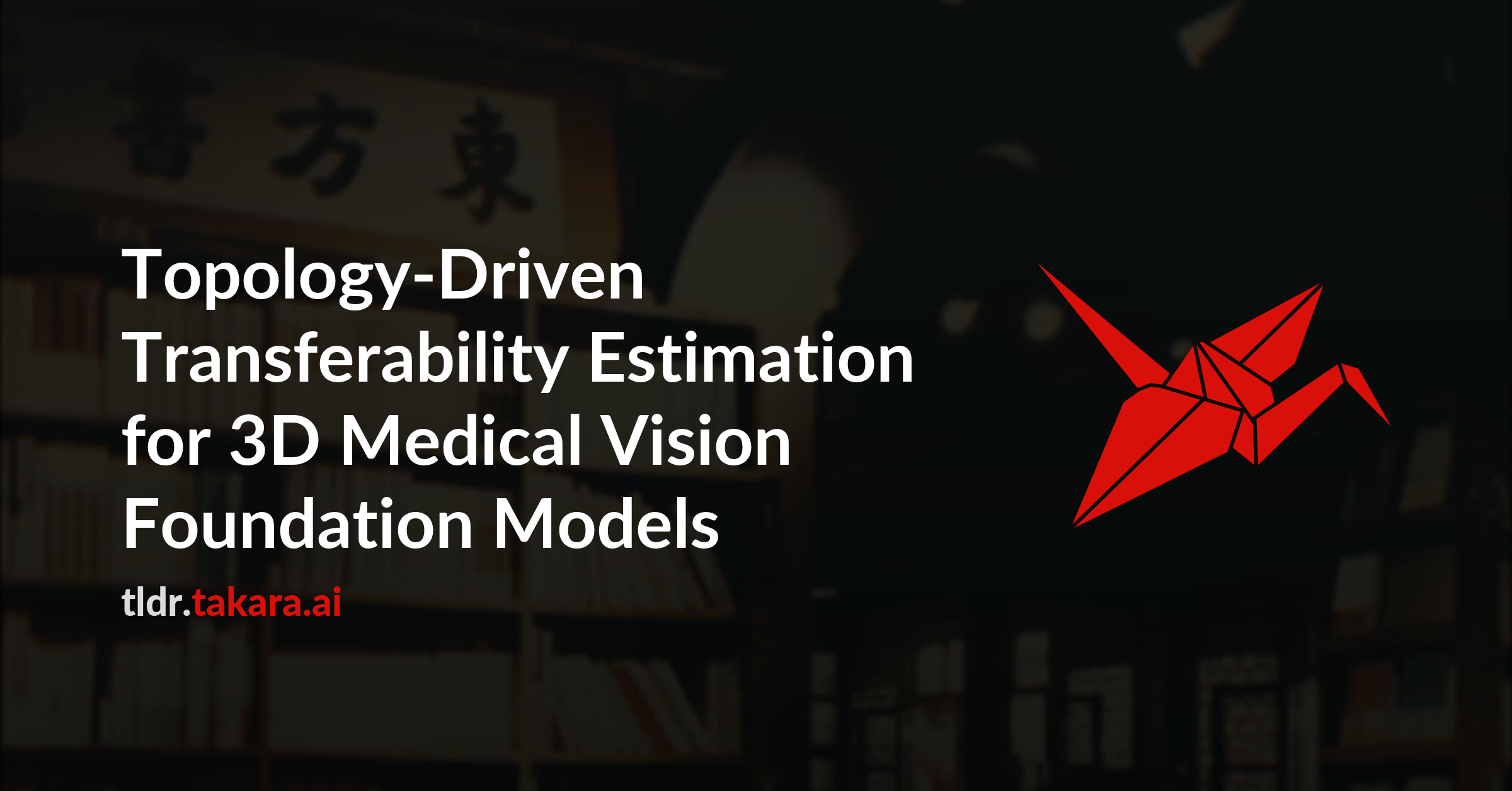 Topology-Driven Transferability Estimation for 3D Medical Vision Foundation Models