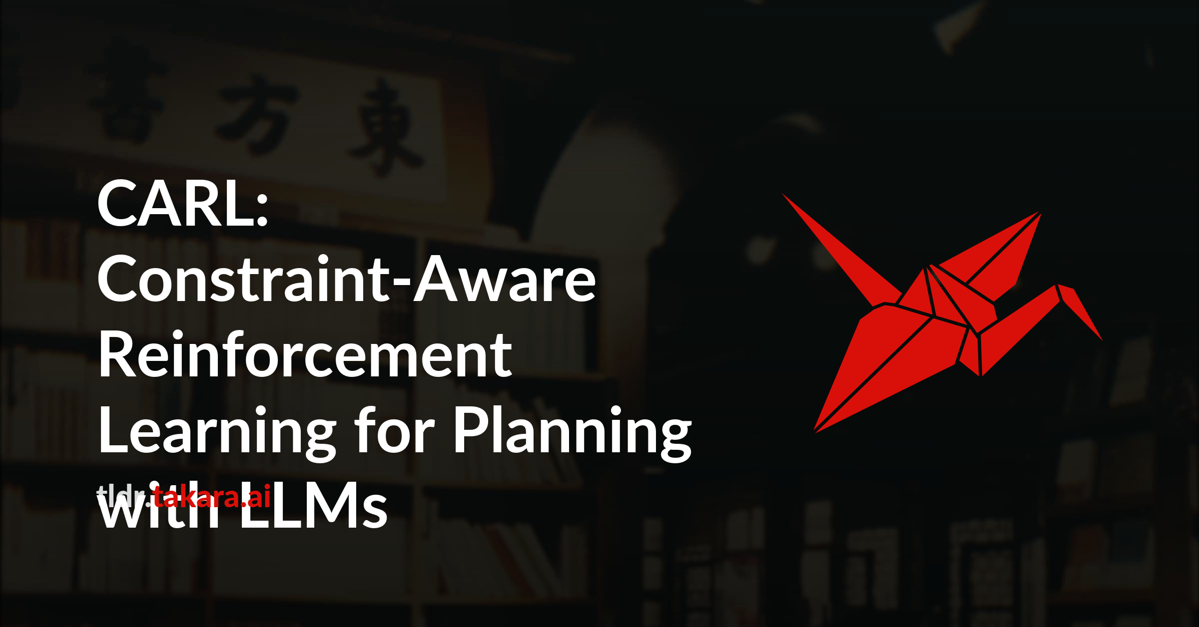 CARL: Constraint-Aware Reinforcement Learning for Planning with LLMs