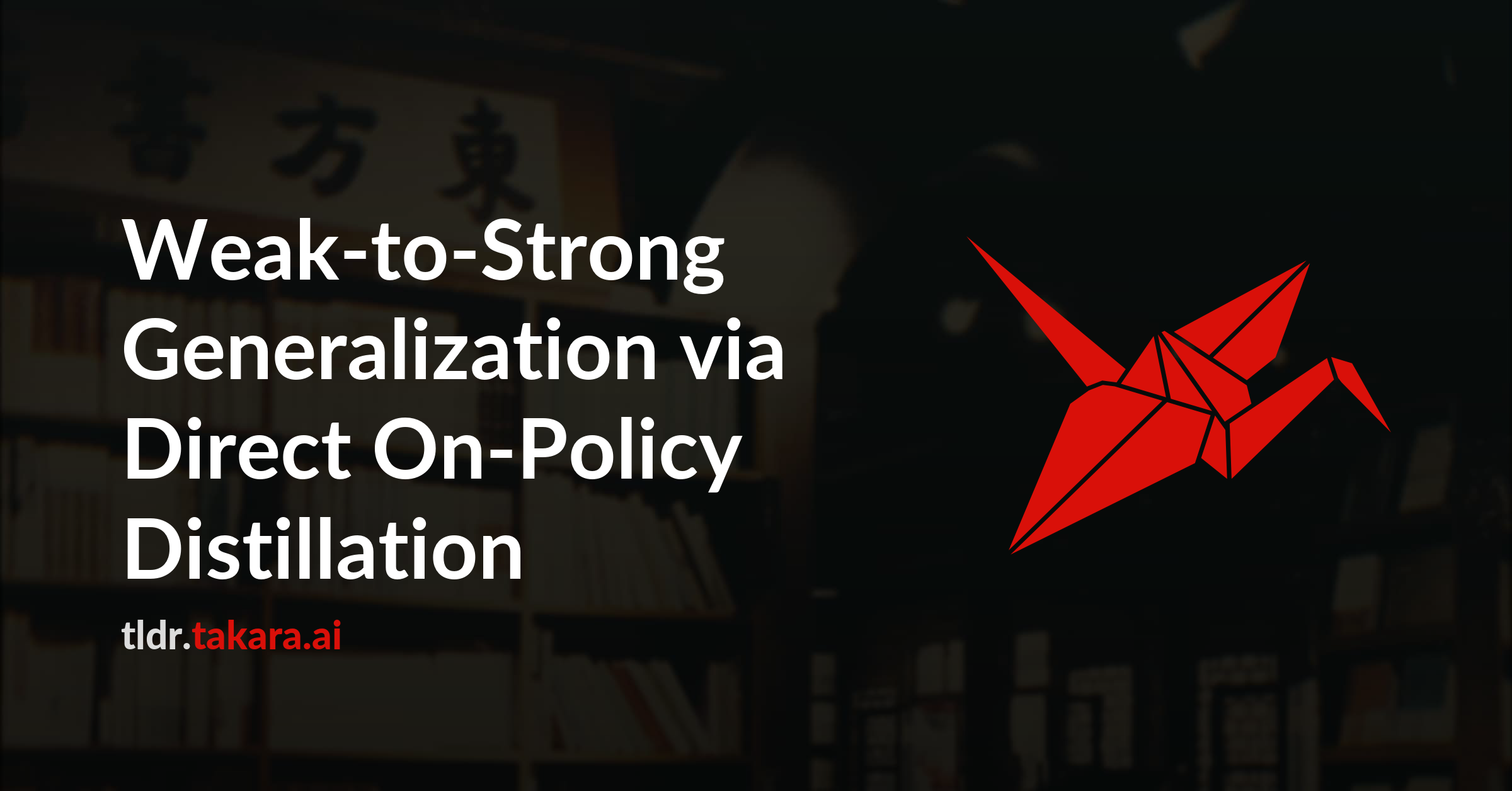 Weak-to-Strong Generalization via Direct On-Policy Distillation