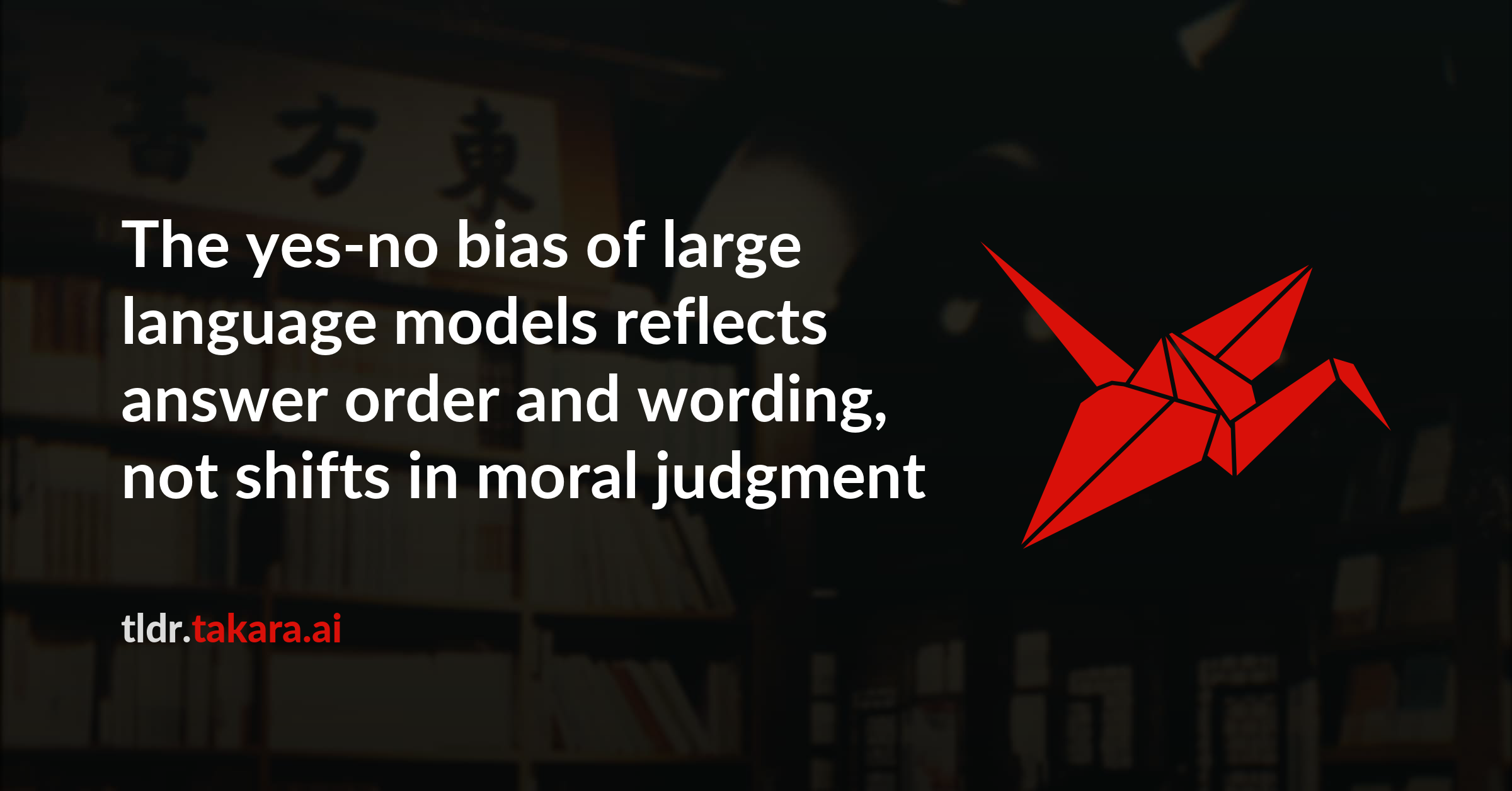 The yes-no bias of large language models reflects answer order and wording, not shifts in moral judgment