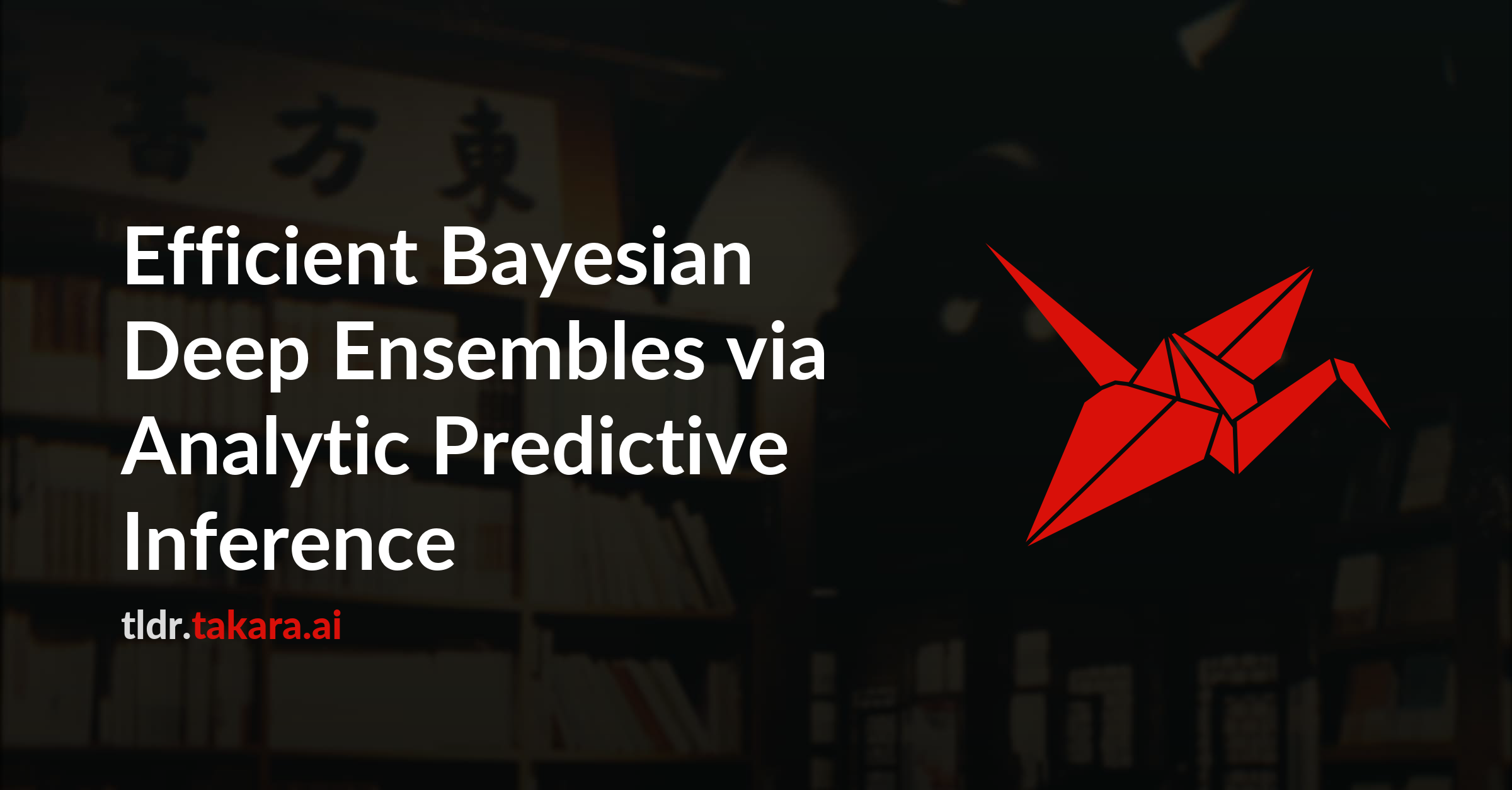 Efficient Bayesian Deep Ensembles via Analytic Predictive Inference