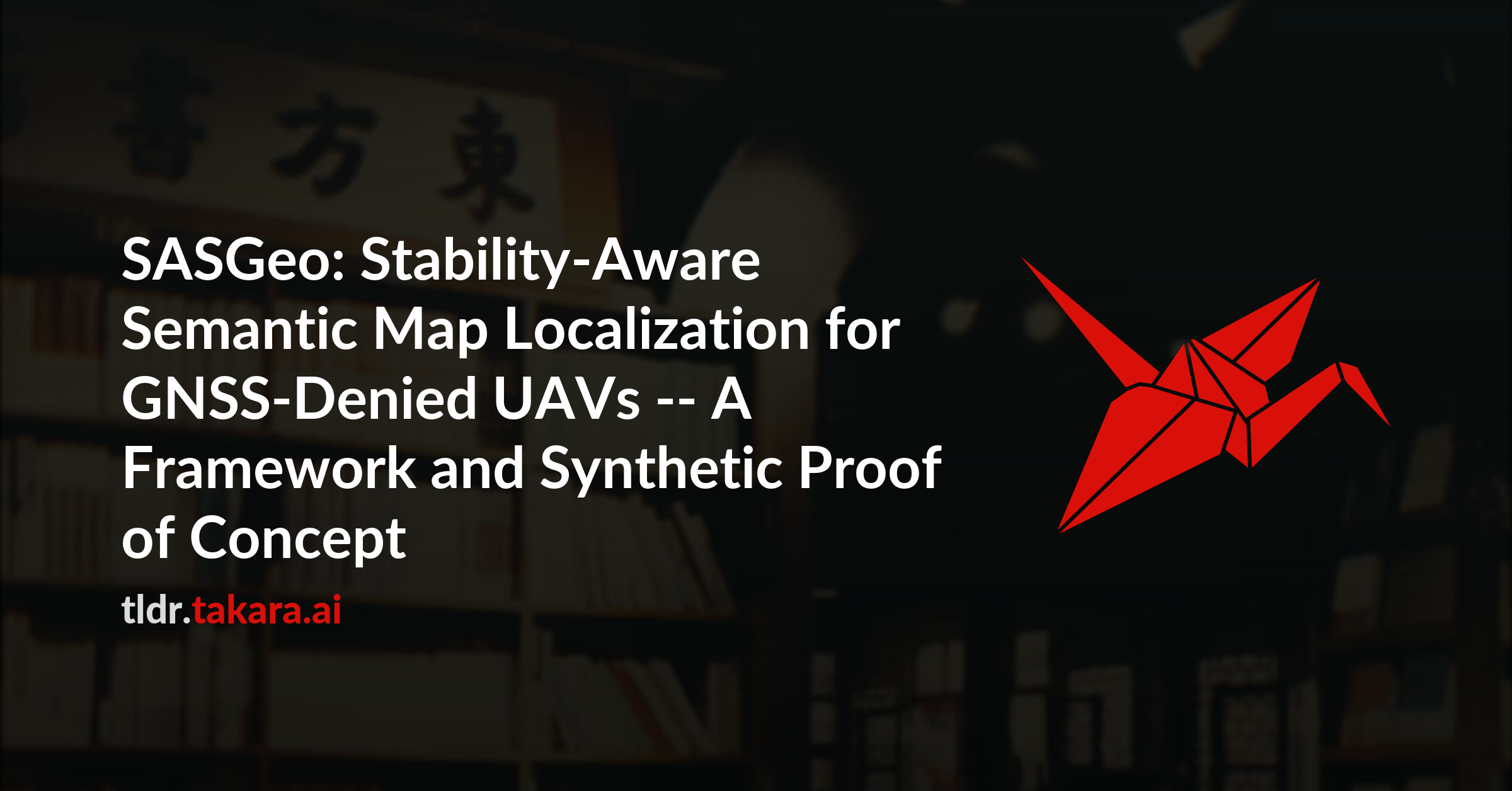 SASGeo: Stability-Aware Semantic Map Localization for GNSS-Denied UAVs -- A Framework and Synthetic Proof of Concept