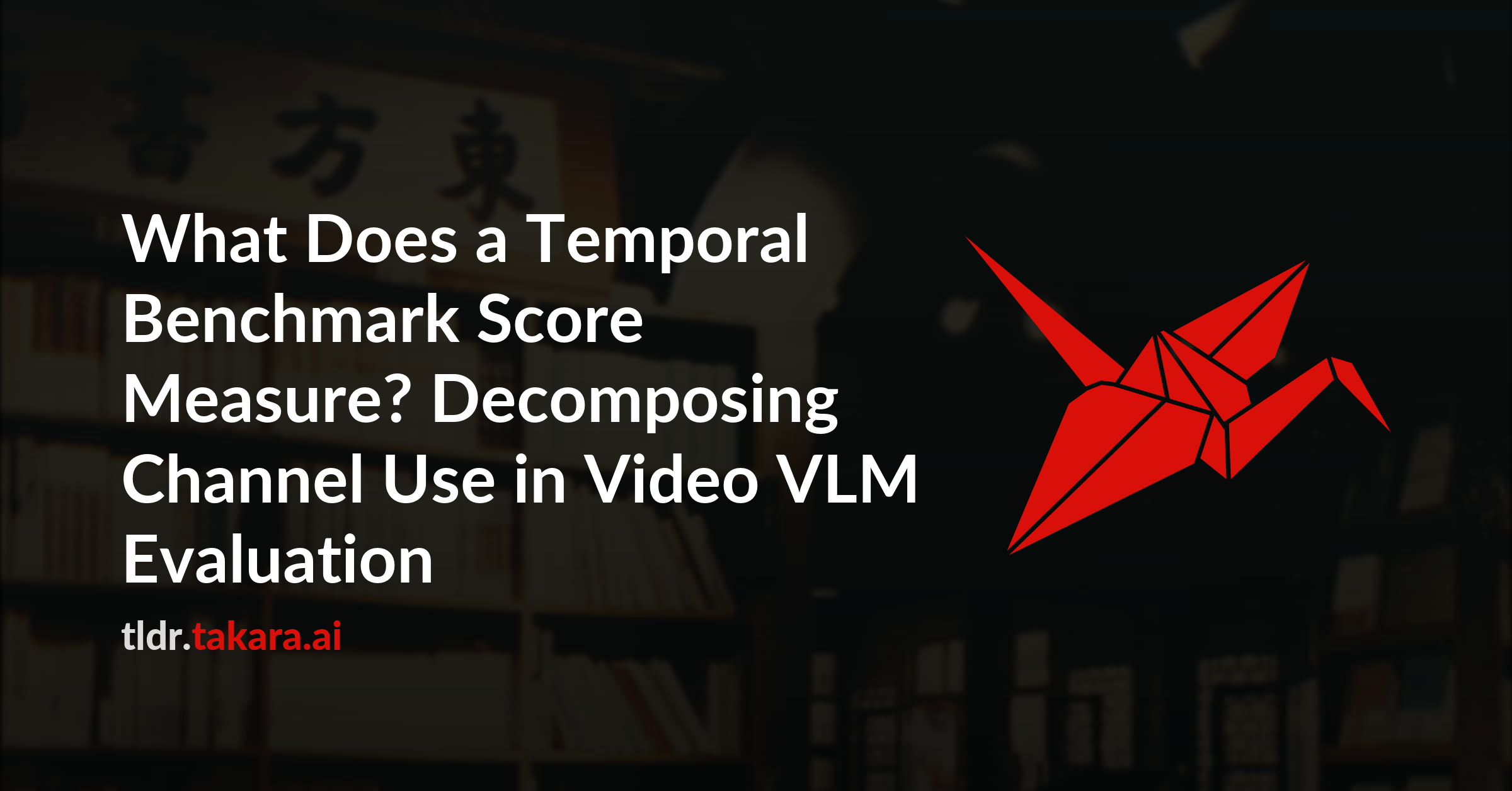 What Does a Temporal Benchmark Score Measure? Decomposing Channel Use in Video VLM Evaluation