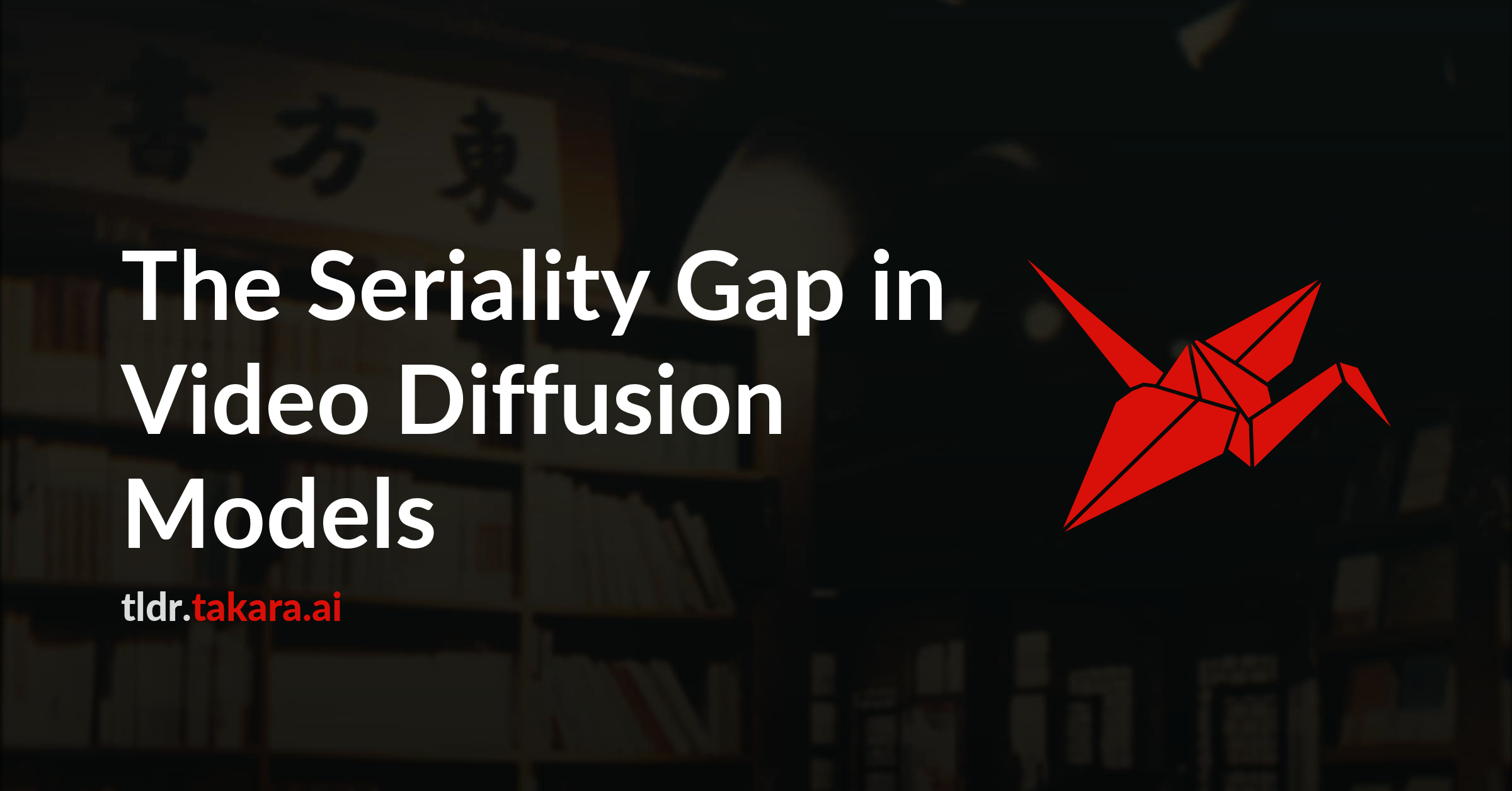 The Seriality Gap in Video Diffusion Models