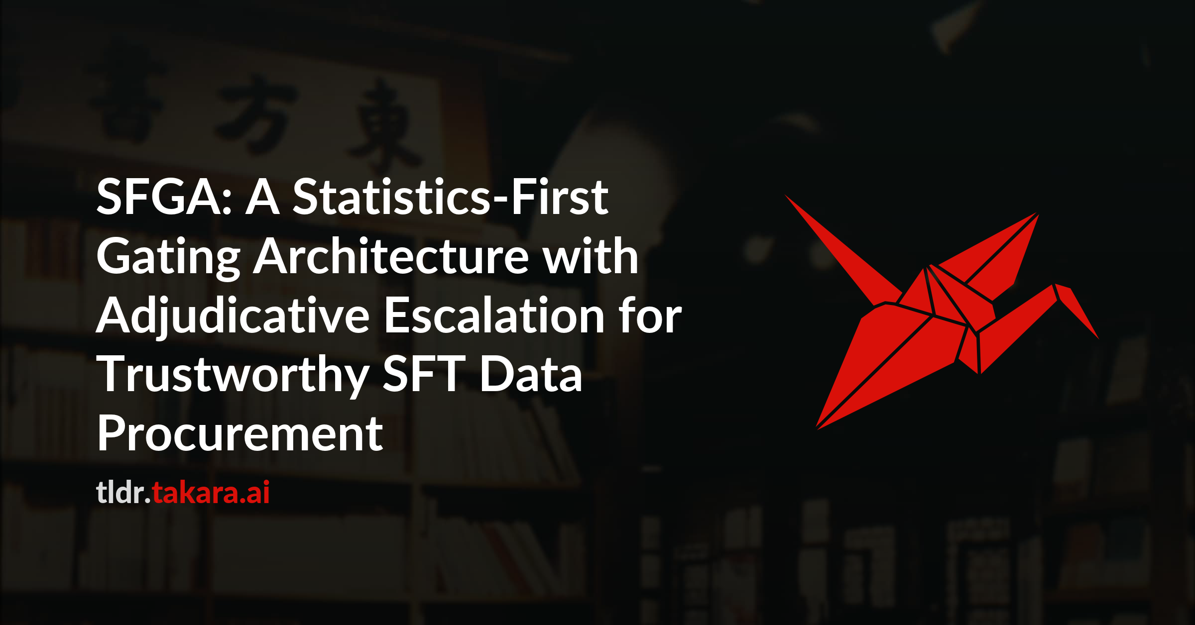 SFGA: A Statistics-First Gating Architecture with Adjudicative Escalation for Trustworthy SFT Data Procurement