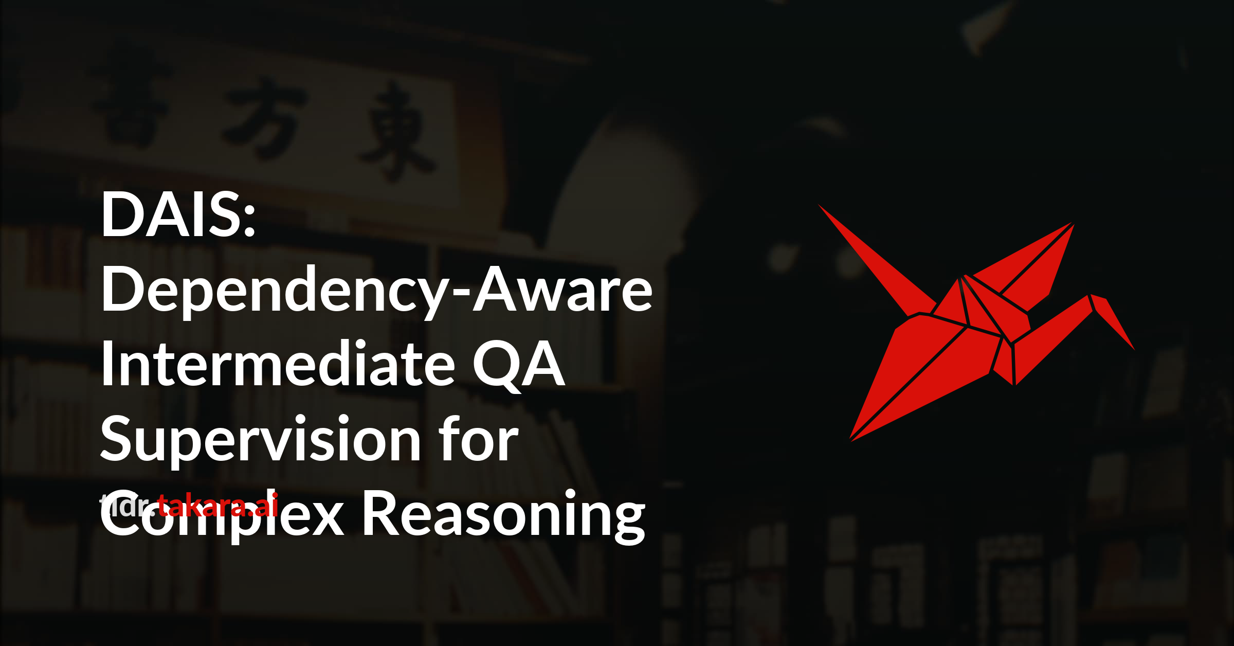 DAIS: Dependency-Aware Intermediate QA Supervision for Complex Reasoning