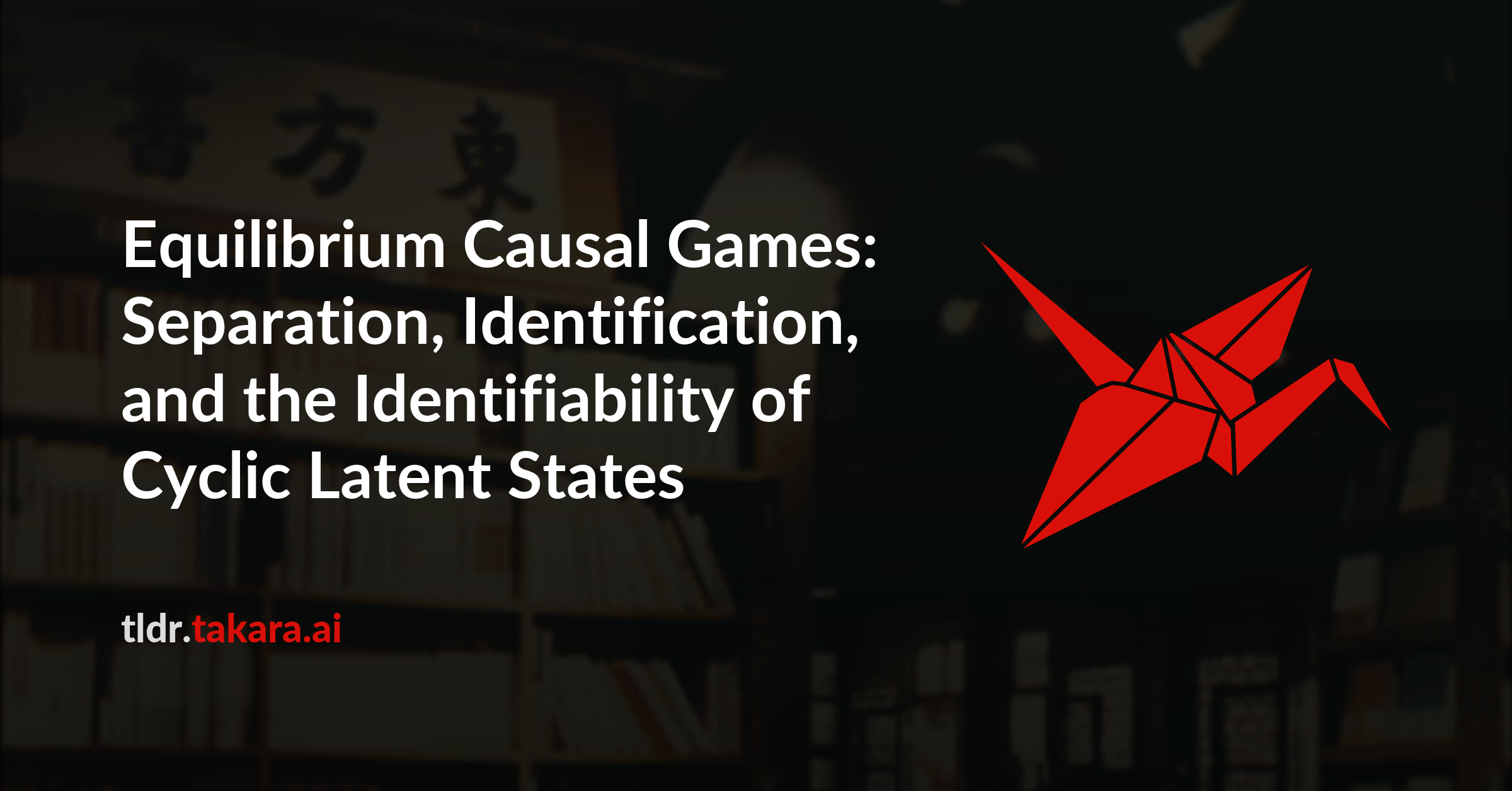 Equilibrium Causal Games: Separation, Identification, and the Identifiability of Cyclic Latent States