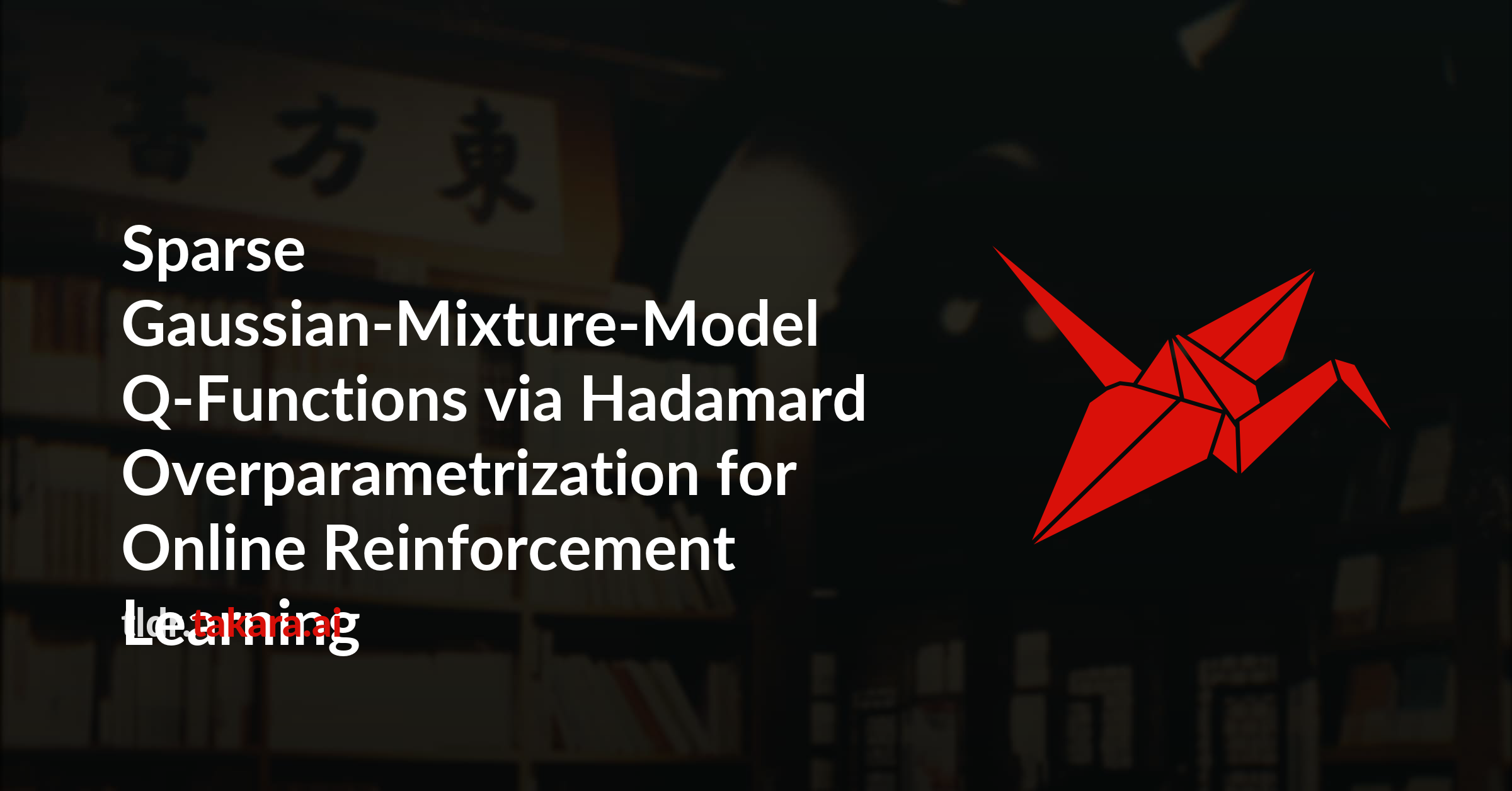 Sparse Gaussian-Mixture-Model Q-Functions via Hadamard Overparametrization for Online Reinforcement Learning