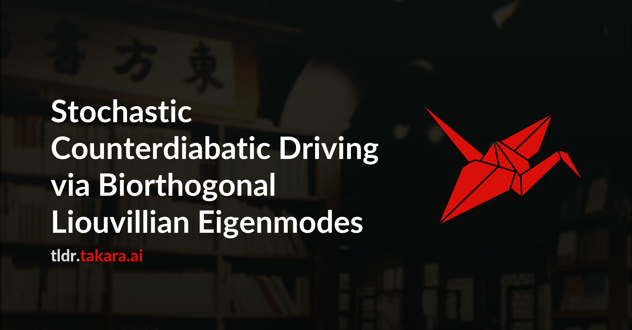 Stochastic Counterdiabatic Driving via Biorthogonal Liouvillian Eigenmodes