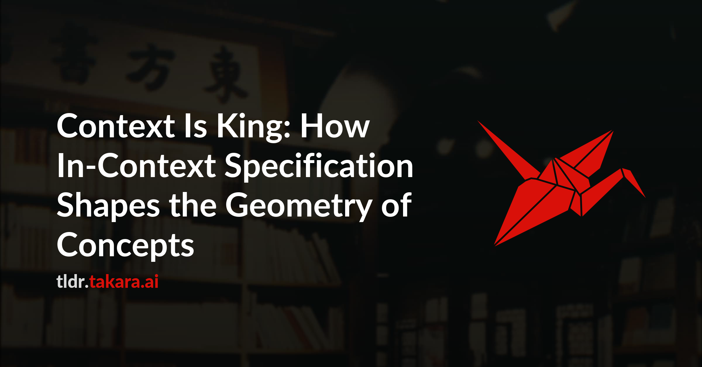 Context Is King: How In-Context Specification Shapes the Geometry of Concepts