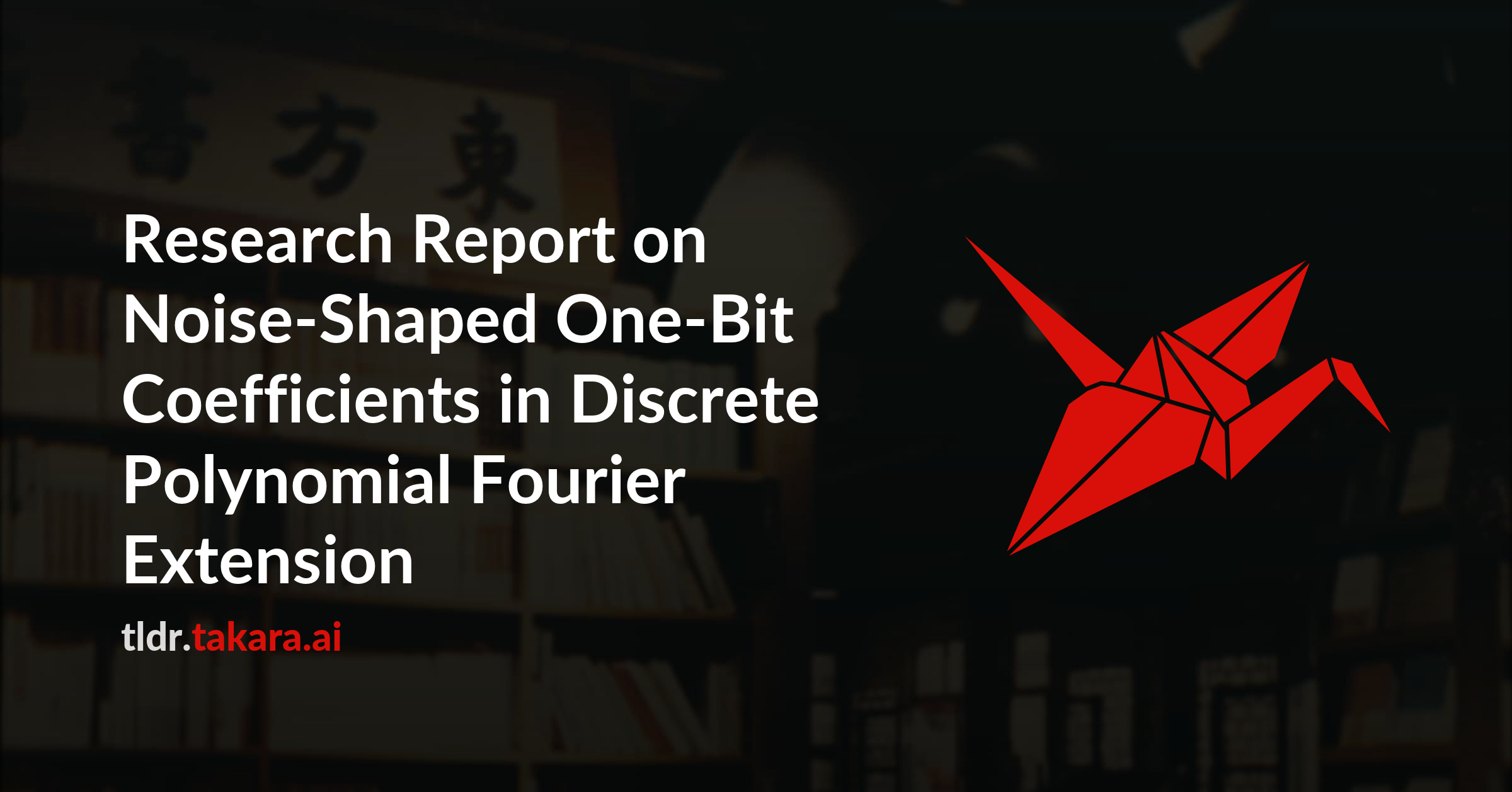 Research Report on Noise-Shaped One-Bit Coefficients in Discrete Polynomial Fourier Extension