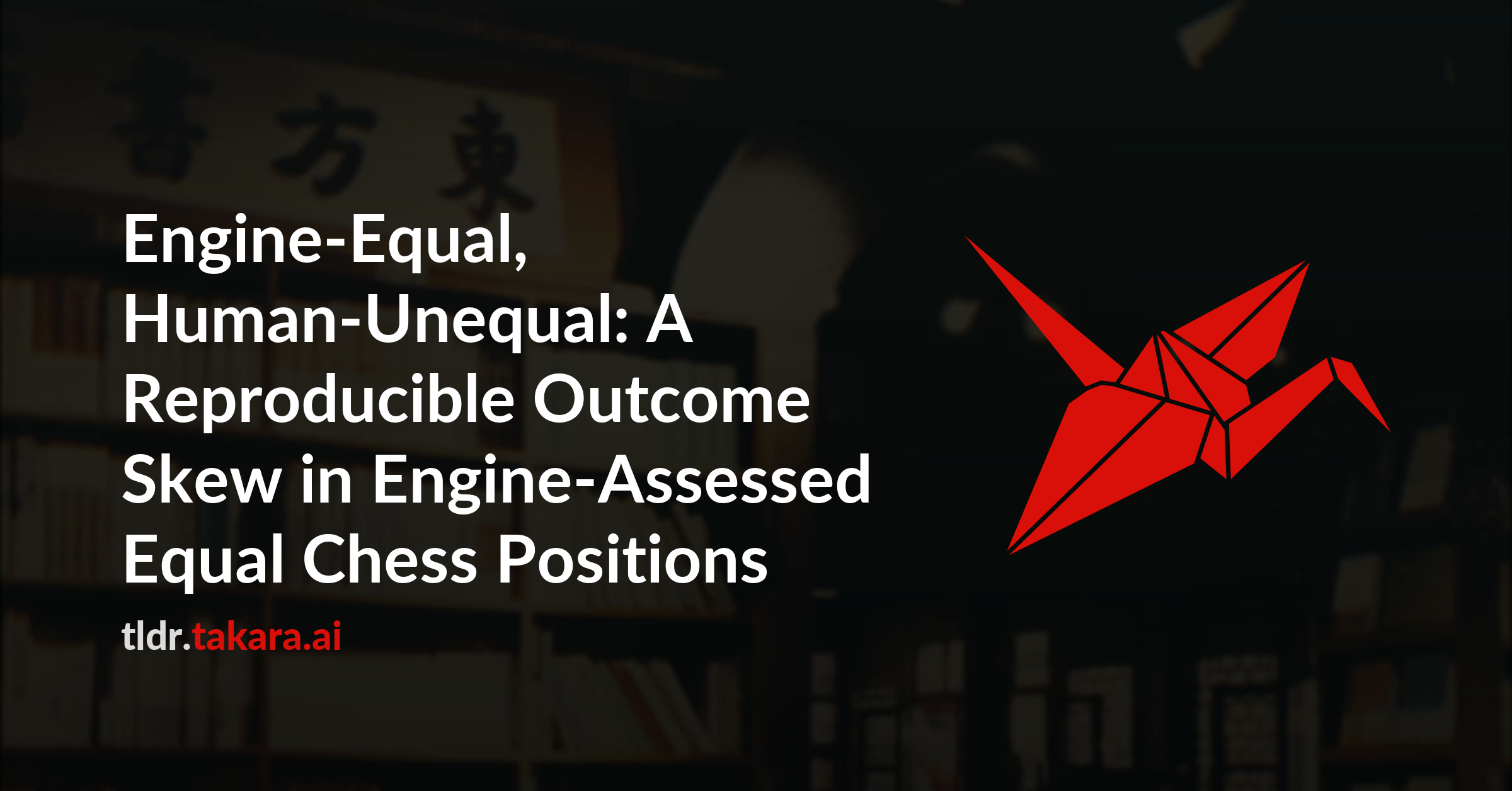 Engine-Equal, Human-Unequal: A Reproducible Outcome Skew in Engine-Assessed Equal Chess Positions