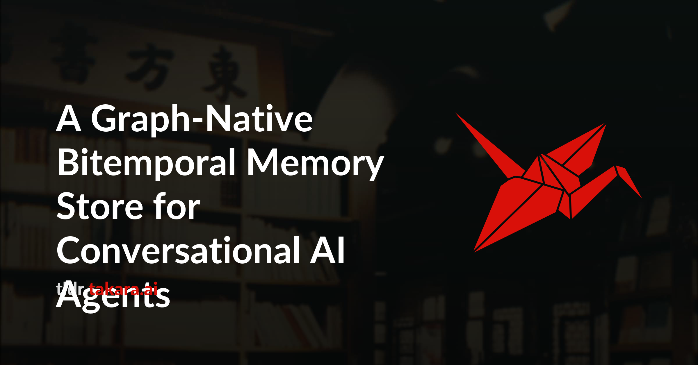 A Graph-Native Bitemporal Memory Store for Conversational AI Agents