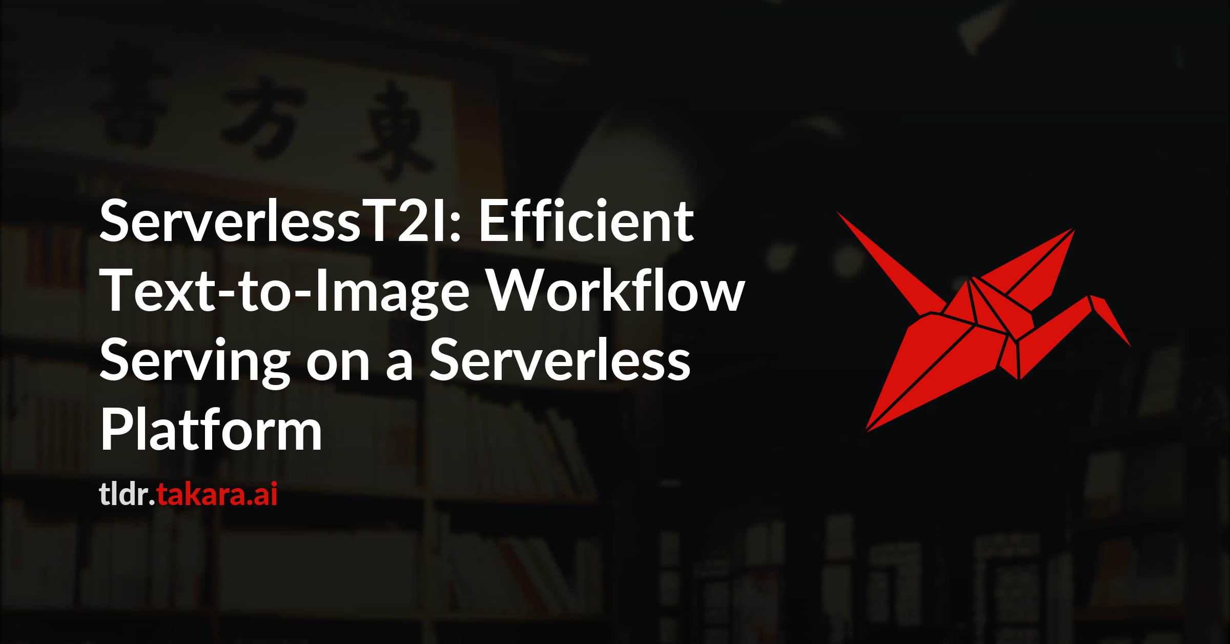 ServerlessT2I: Efficient Text-to-Image Workflow Serving on a Serverless Platform
