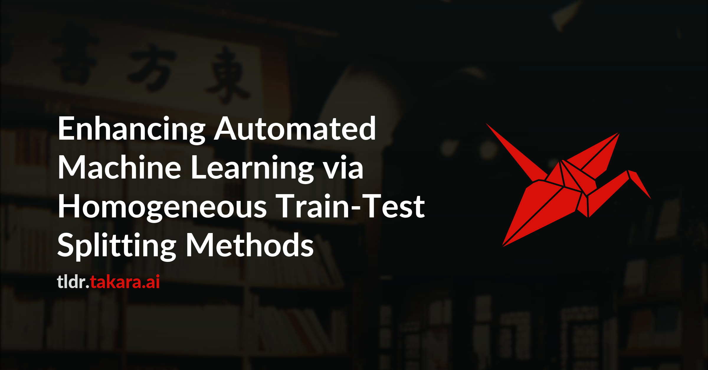 Enhancing Automated Machine Learning via Homogeneous Train-Test Splitting Methods