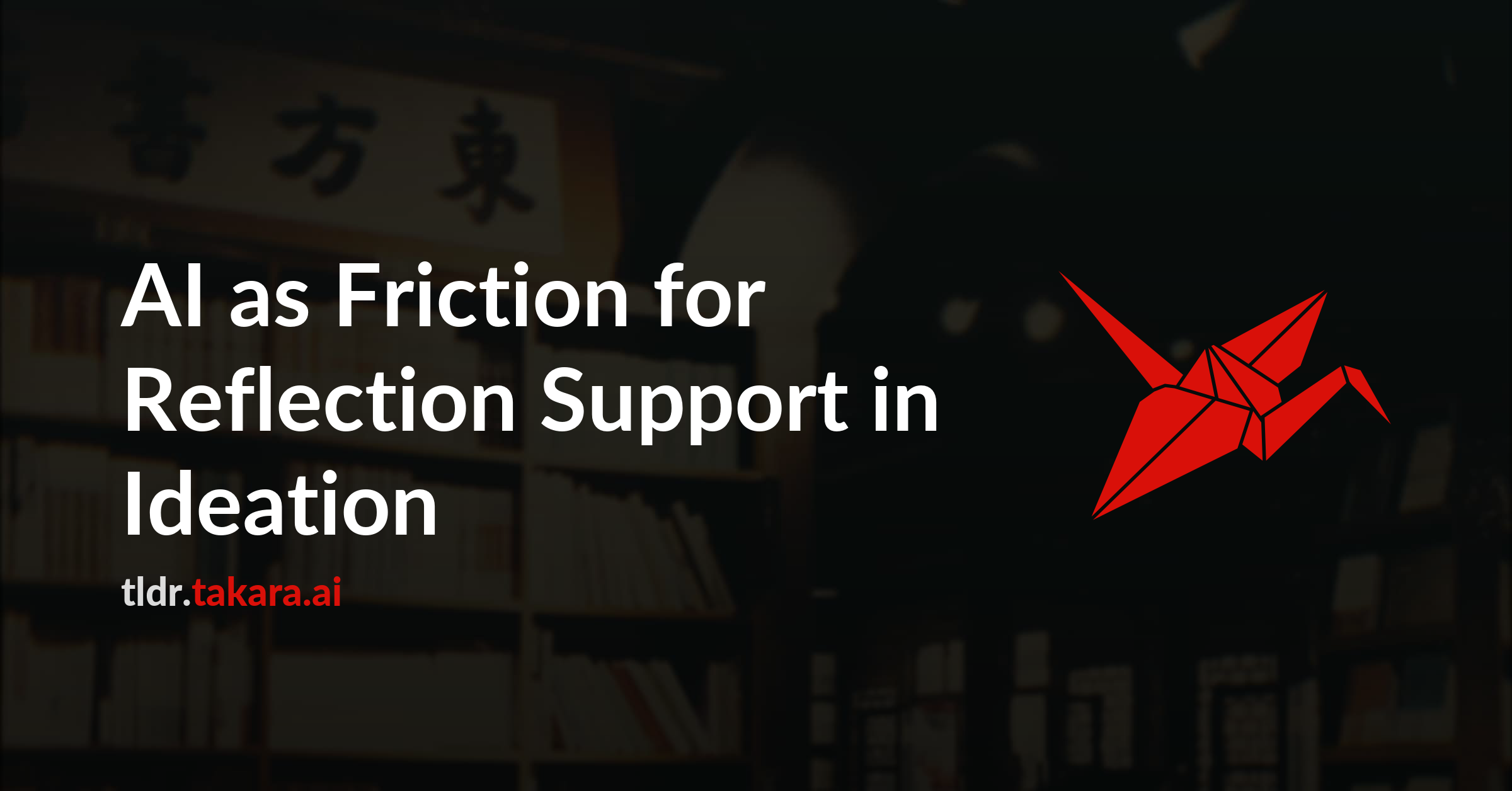 AI as Friction for Reflection Support in Ideation