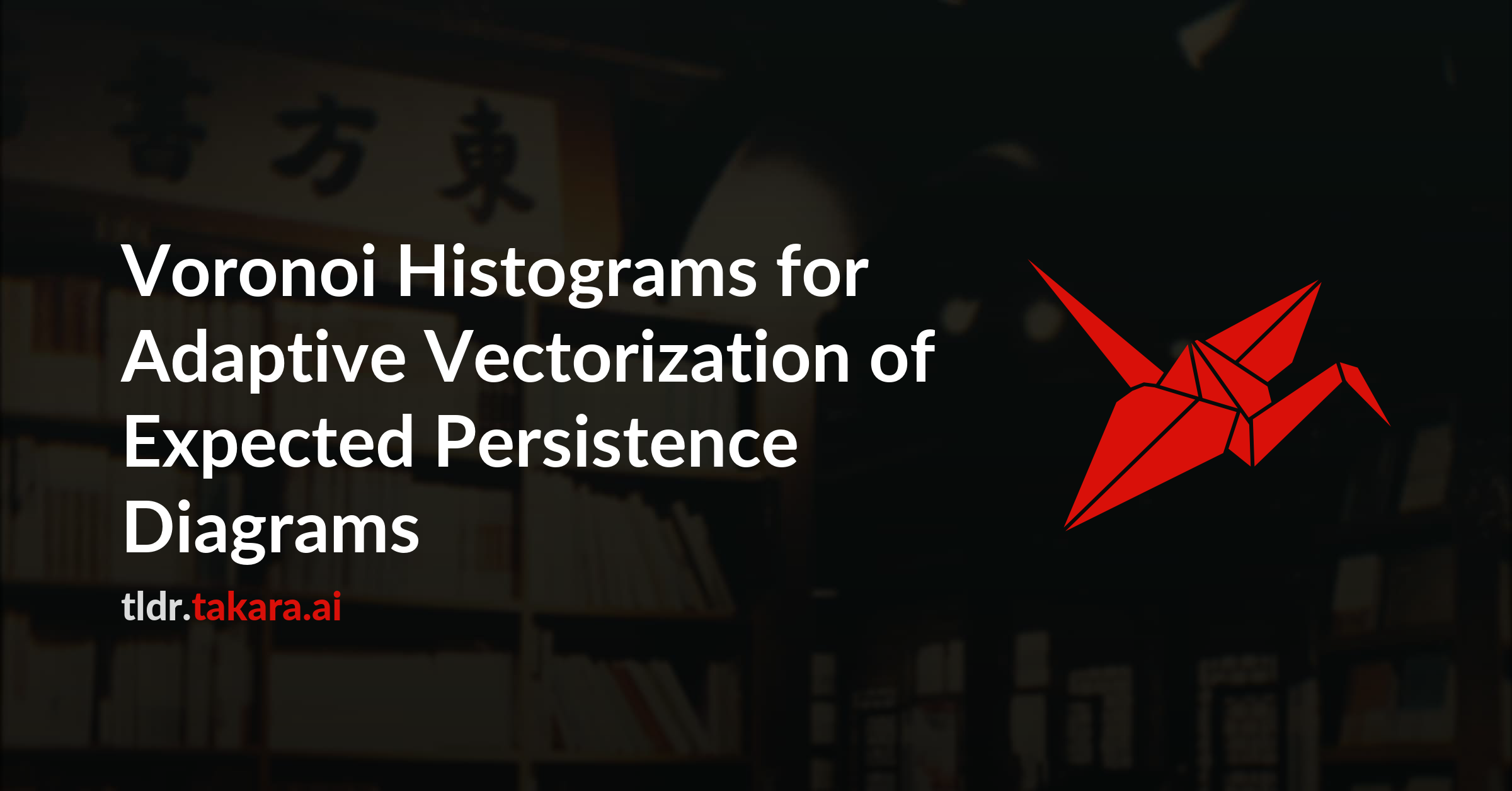 Voronoi Histograms for Adaptive Vectorization of Expected Persistence Diagrams