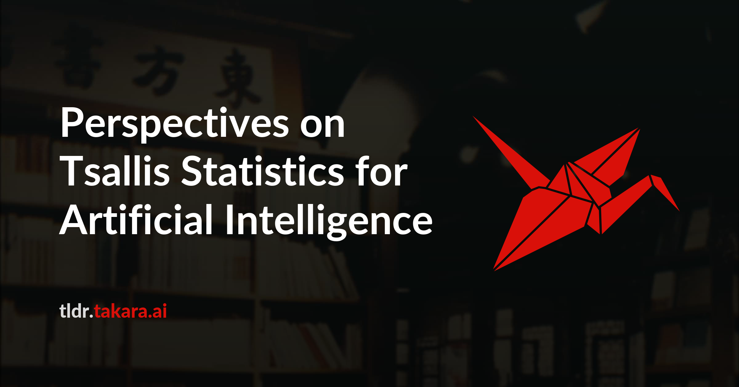 Perspectives on Tsallis Statistics for Artificial Intelligence