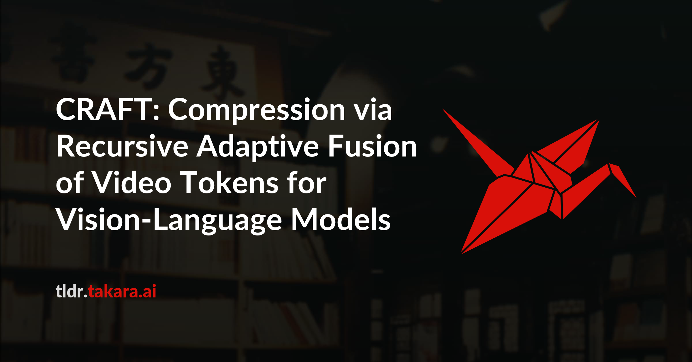 CRAFT: Compression via Recursive Adaptive Fusion of Video Tokens for Vision-Language Models