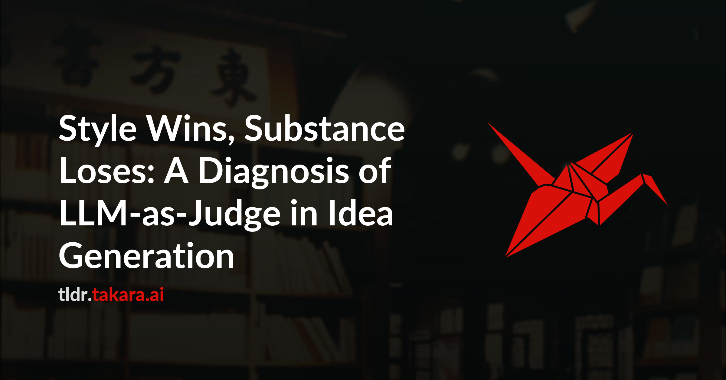 Style Wins, Substance Loses: A Diagnosis of LLM-as-Judge in Idea Generation