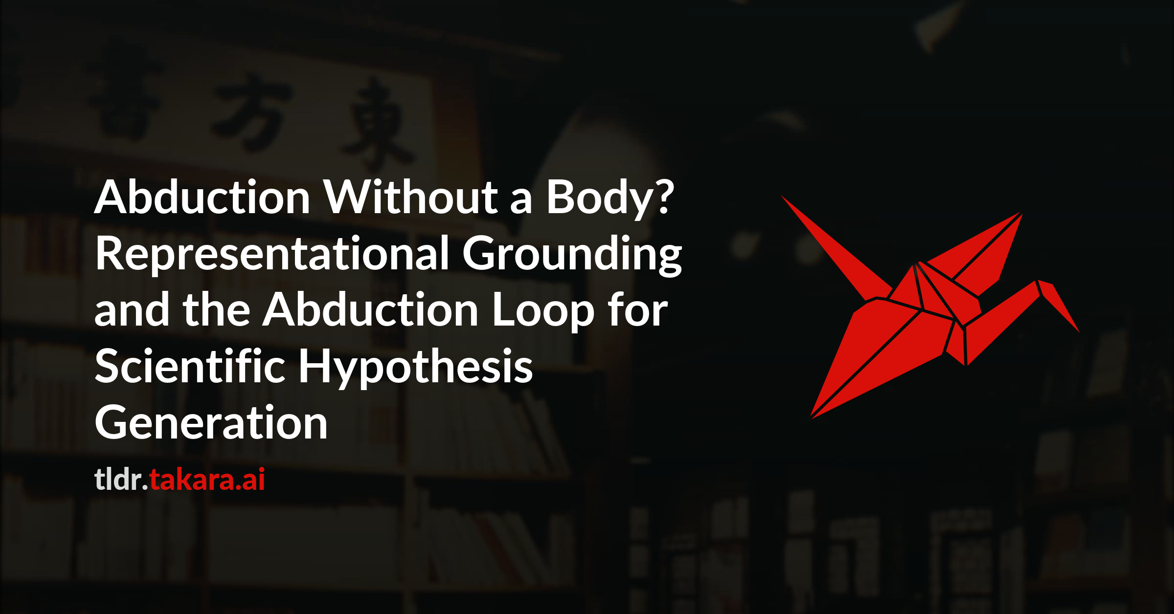 Abduction Without a Body? Representational Grounding and the Abduction Loop for Scientific Hypothesis Generation