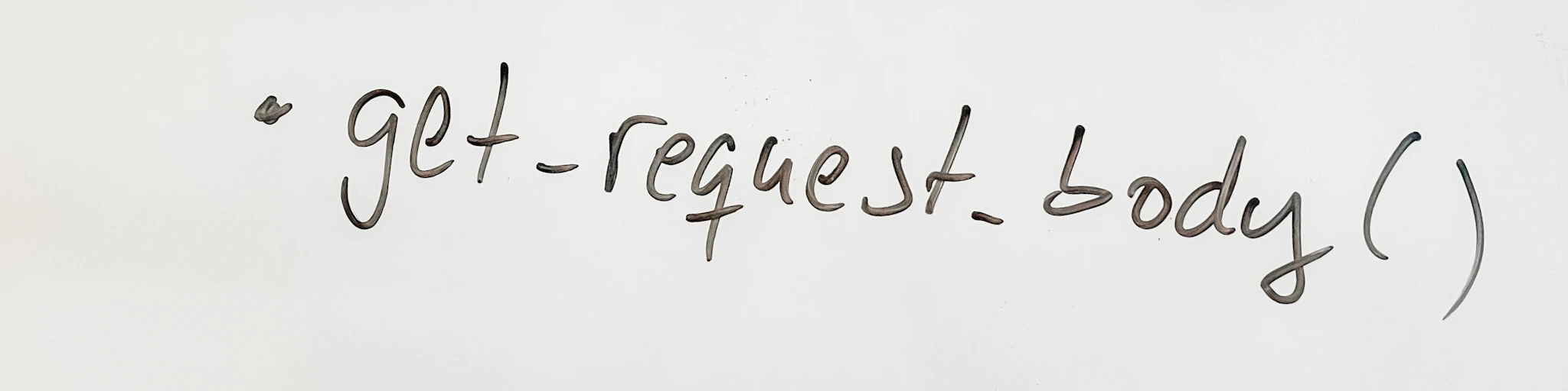 a white board with writing written on it