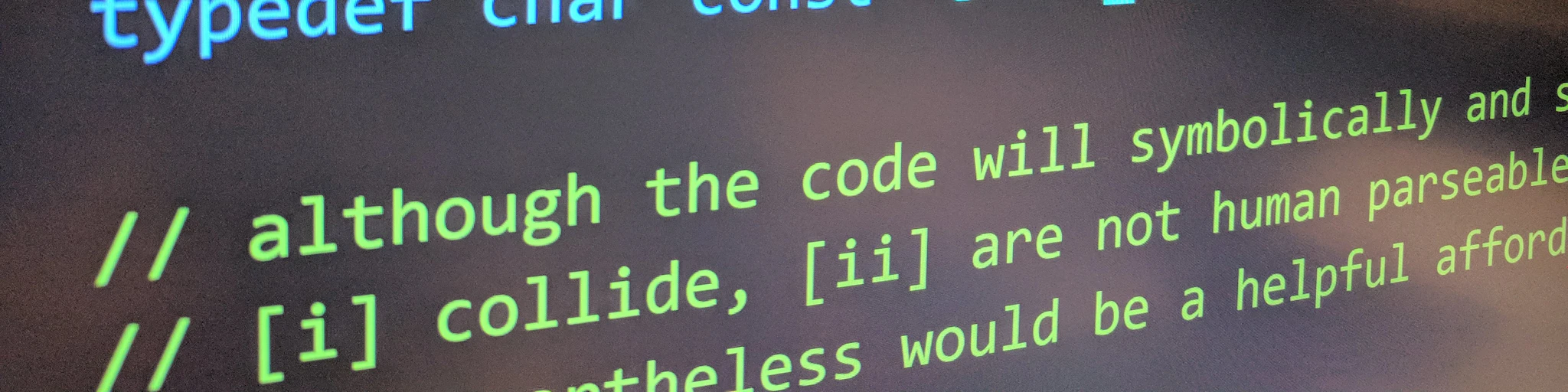 a close up of a computer screen with code on it