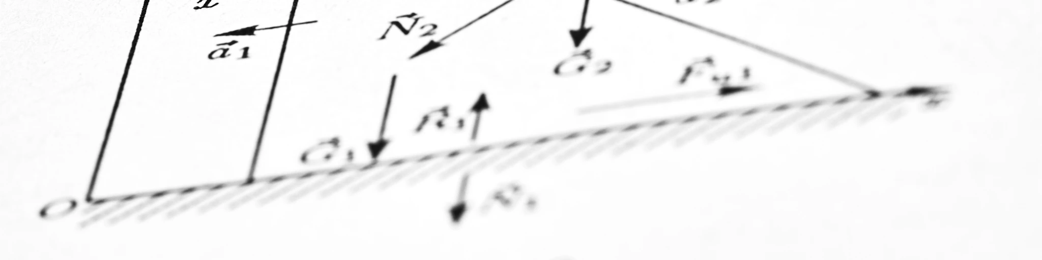 Diagram illustrates various forces and vectors.