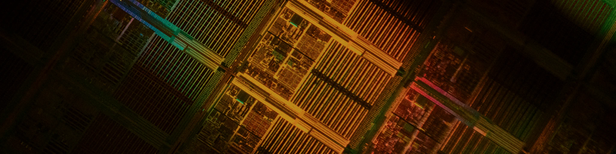 A close up of a computer processor chip